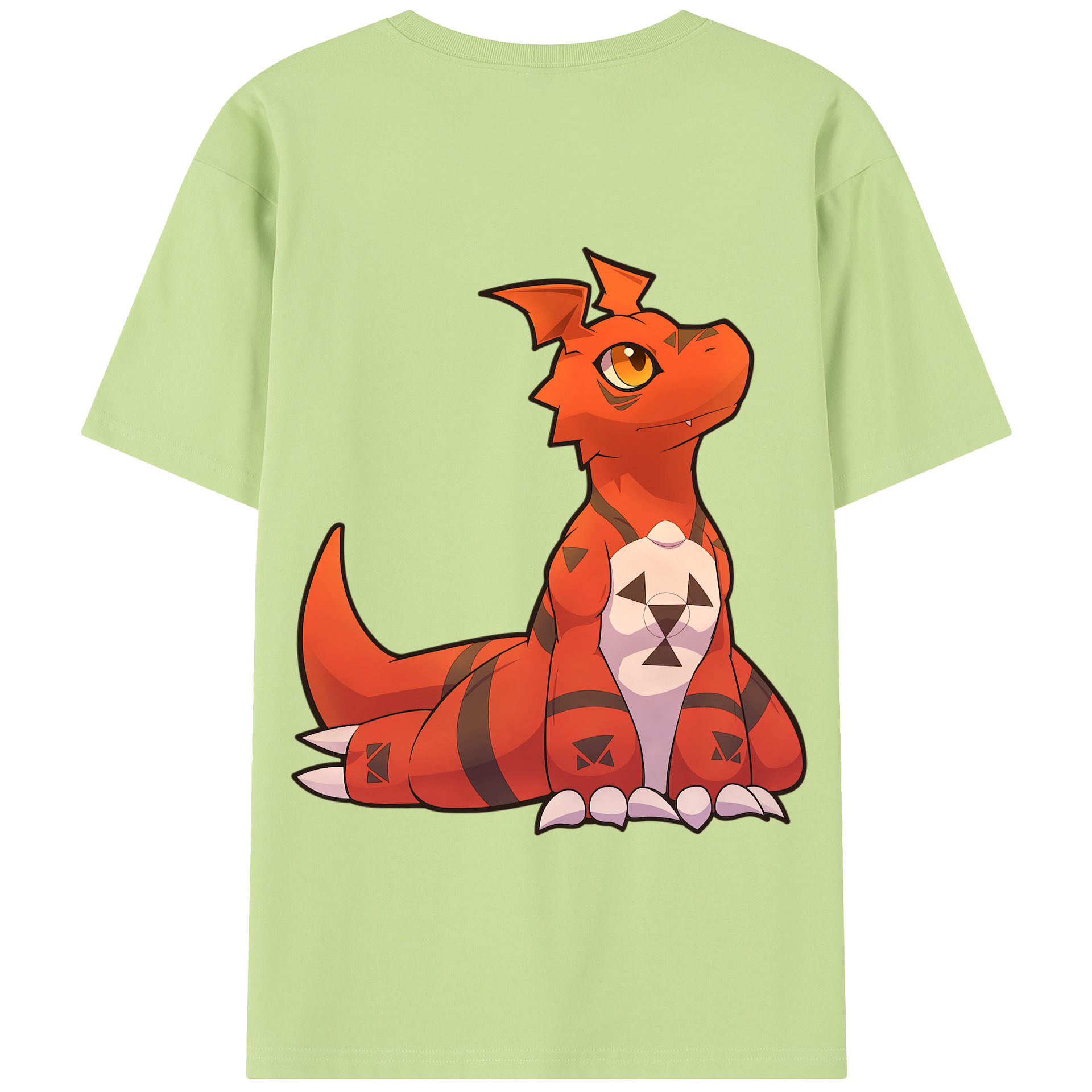 （画像用） Digimon デジタルモンスター/デジモン 綿100％半袖Tシャツ（背面プリント）